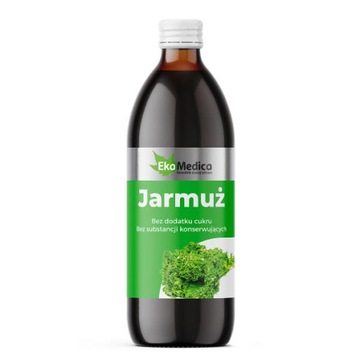 EkaMedica Sok Jarmuż 99,8% bez cukru 500ml