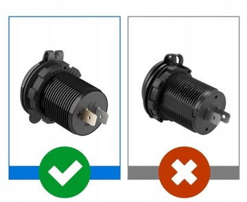 FreedConn MC3084G РАЗЪЕМ ПРИкуривателя ДЛЯ МОТОЦИКЛА USB