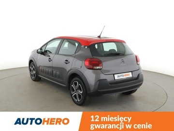 Citroen C3 III Hatchback 1.2 PureTech 82KM 2019 Citroen C3 Niski przebieg Navi Czujniki parkowania, zdjęcie 3