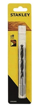 WIERTŁO DO DREWNA Z KOŃCÓWKA PILOTUJĄCĄ 8X120 MM STANLEY 52026