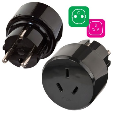 BRENNENSTUHL ADAPTER PODRÓŻNY AUSTRALIA CHINY UZIE