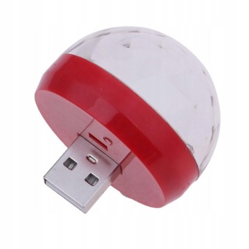 USB Mini Ball Przenośne oświetlenie LED Party Deco