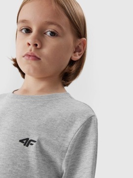 4F ФУТБОЛКА ДЛЯ МАЛЬЧИКОВ БАЗОВАЯ ДЕТСКАЯ ФУТБОЛКА ИЗ ХЛОПКА