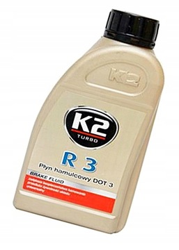 PŁYN Y4V99 HAMULCOWY K2 TURBO R3 DOT3 500 ML UNIWE