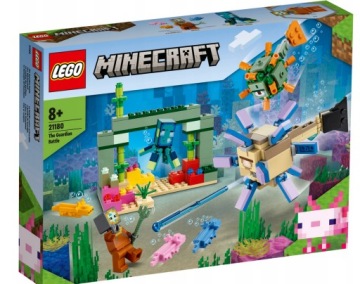 LEGO MINECRAFT 21180 Walka ze strażnikami mob