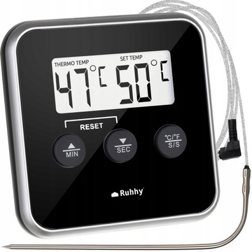 Termometr do Piekarnika Lodówki Kuchni Sonda Timer