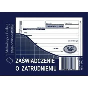 Zaświadczenie o zatrudnieniu 502-5