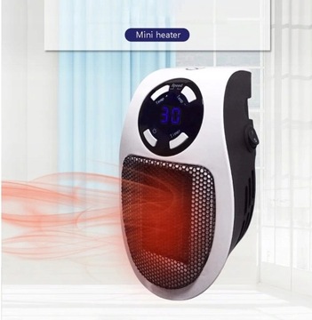 ПОРТАТИВНЫЙ МИНИ-ЭЛЕКТРИЧЕСКИЙ НАГРЕВАТЕЛЬ МОЩНОСТЬЮ 500 ВТ С ДИСТАНЦИОННЫМ УПРАВЛЕНИЕМ