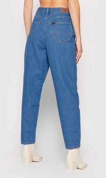 Lee STELLA TAPERED WYSOKI STAN MOM JEANS W27 L31