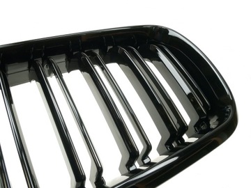 Решетка для почек, GLOSS BLACK BMW X5 F15 X6 F16, черный глянцевый