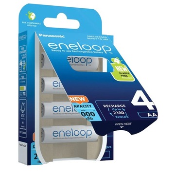 4x BATERIE AKUMULATORKI PANASONIC ENELOOP AA