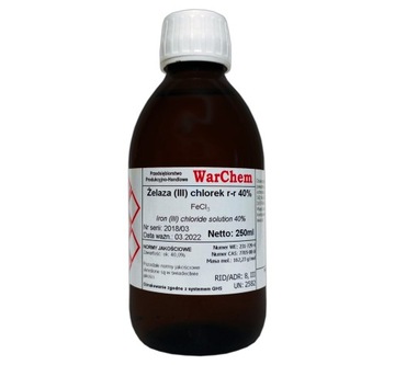 CHLOREK ŻELAZA (III) 40% - 250ml WARCHEM