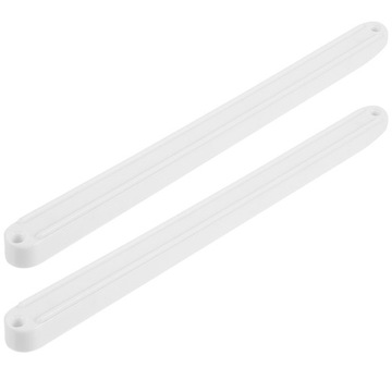 Plastikowe szyny do szuflad białe 2 szt