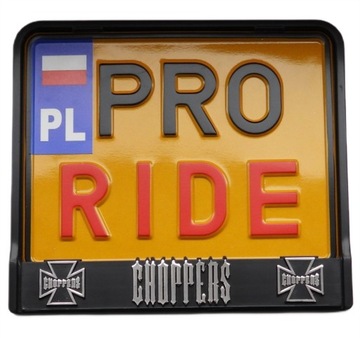 3D RAMKA Tablicy rejestracyjnej MOTOCYKL CHOPPERS