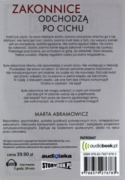 ZAKONNICE ODCHODZĄ PO CICHU - MARTA ABRAMOWICZ [AUDIOBOOK]