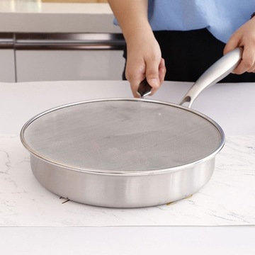 МАСЛЯНАЯ КРЫШКА НЕРЖАВЕЮЩЕЙ СТАЛИ ЗАЩИТА ОТ РАСПЫЛЕНИЯ