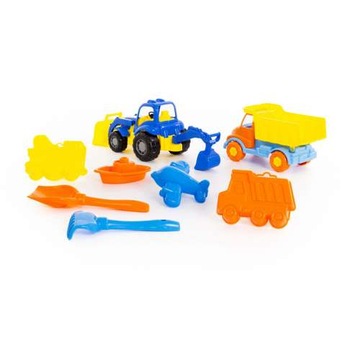 Полесье Набор песочных игрушек в рюкзаке.