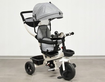 TRICKLE BIKE 6in1 WALKER ПОВОРОТНЫЕ РЕМНИ СЕРЫЙ