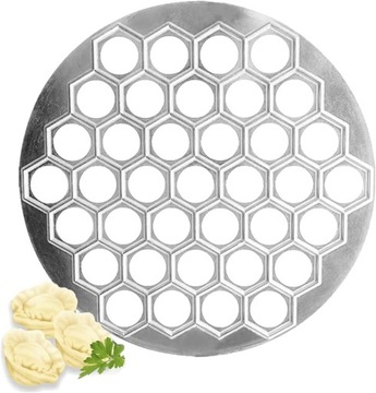 FORMA FOREMKA PIEROŻNICA DO PIEROGÓW USZEK PIEROGI RAVIOLI WYKROJNIK 37SZT
