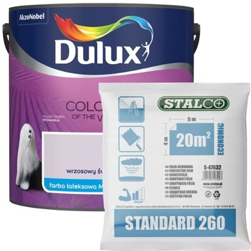 Dulux Kolory Świata Wrzosowy Świt 2,5L + GRATIS
