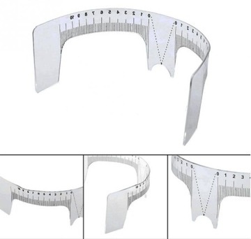 Szablon do brwi - linijka