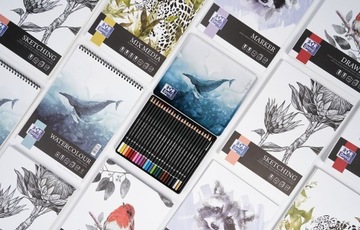 Акварельные карандаши Oxford Artistic, 24 цвета, металлическая упаковка