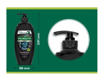 PALMOLIVE MEN мужской гель для душа 4х750мл