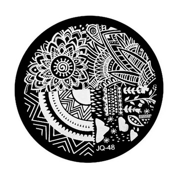 BLASZKA DO STEMPELKÓW PAZNOKCI OKRĄGŁA JQ48