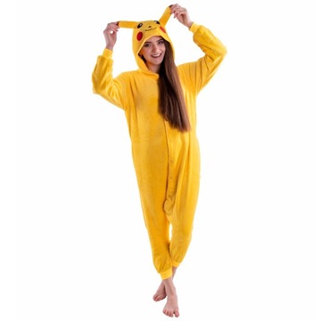 PIKACHU Pikachu PAJAMA Kigurumi Onesie Pokemon для детей Комбинезон 104