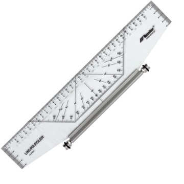 Leniar Linijka Roler Profesjonalny 25cm
