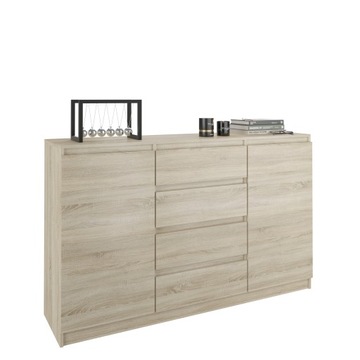 Модный Комод 160 4 ШТ 3 ПОЛКИ Sonoma R160S4