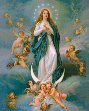 OBRAZ WNIEBOWZIĘCIE NAJŚWIĘTSZEJ MARYI PANNY 25x20