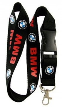 BMW SMYCZ DO TELEFONU KLUCZY AUTA DUŻE LOGO BLACK/WHITE/BLUE/RED CZARNA