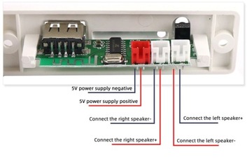 Bluetooth-динамик STEREO 2x3 Вт в корпусе DIY KIT