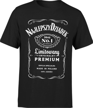 PREZENT NA DZIEN BABCI I DZIADKA KOSZULKA DLA R. L MĘSKA T-SHIRT MĘSKI