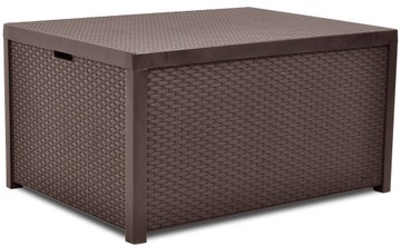 Stolik ze schowkiem ARICA Box Skrzynia rattan