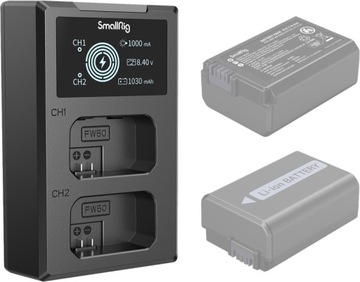 SmallRig 4081 Ładowarka do akumulatorów Sony NP-FW50