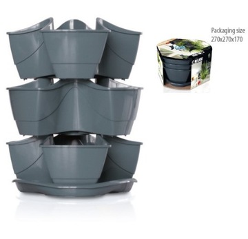 ЦВЕТОЧНЫЙ ГОРШОК КАСКАДНЫЙ ЦВЕТОЧНЫЙ ГОРШОК ВЕРТИКАЛЬНЫЙ САД ДЛЯ ТРАВ РАСТЕНИЙ ЦВЕТОЧНАЯ ЧАША ТРАВБАР