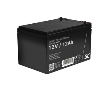 Akumulator AGM VRLA GC 12V 12Ah Do Autka Zabawki Skutera Kosiarki UPS MOCNY
