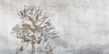 ФОТООБОИ ПО ИНДИВИДУАЛЬНОМУ РАЗМЕРУ ГРАФИКА ЦВЕТЫ листья