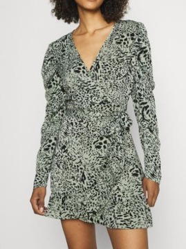 MISSGUIDED TALL SUKIENKA ZWIERZĘCY PRINT 44 BED