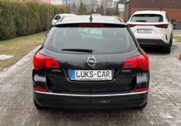 Opel Astra J Sports Tourer Facelifting 1.4 Turbo ECOTEC 140KM 2013 Opel Astra 1,4 TURBO 140KM Climatronic Xenon LED Navi Bezwypadkowy Serwis, zdjęcie 5