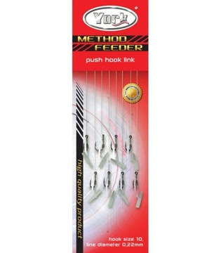 Нажимной поводок по методу Йорка, крючок 0,28 мм 4