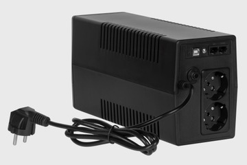 Компьютерный аварийный источник питания UPS REBEL Plus 850VA 480W LCD USB RJ45