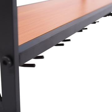 3-х уровневая настенная полка для вина, черная полка