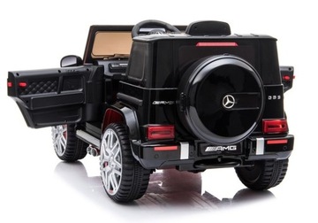 Автомобиль на аккумуляторе Mercedes G63 AMG Кожаные диски EVA 90W Черный