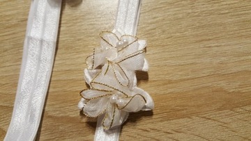 ЭЛЕГАНТНОЕ КРЕЩЕННОЕ ОБРУЧЕНИЕ - БЕЛОЕ - распродажа!