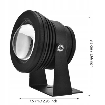 СВЕТИЛЬНИК ПОДВОДНЫЙ С РЕФЛЕКТОРОМ RGB LED БАССЕЙН 12В 10Вт
