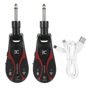 Ammoon MD-5G A8 bezprzewodowy 5.8G 2.4G System gitarowy akumulator nadajnik