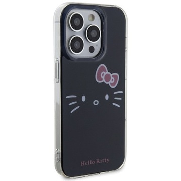 Чехол Hello Kitty IML Kitty Face для iPhone 14 Pro Max — черный